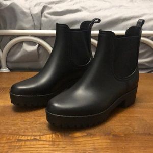 NEW Catherine Malandrino platform rain boots BOOT